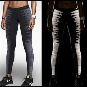 Black nike flash reflective leggings